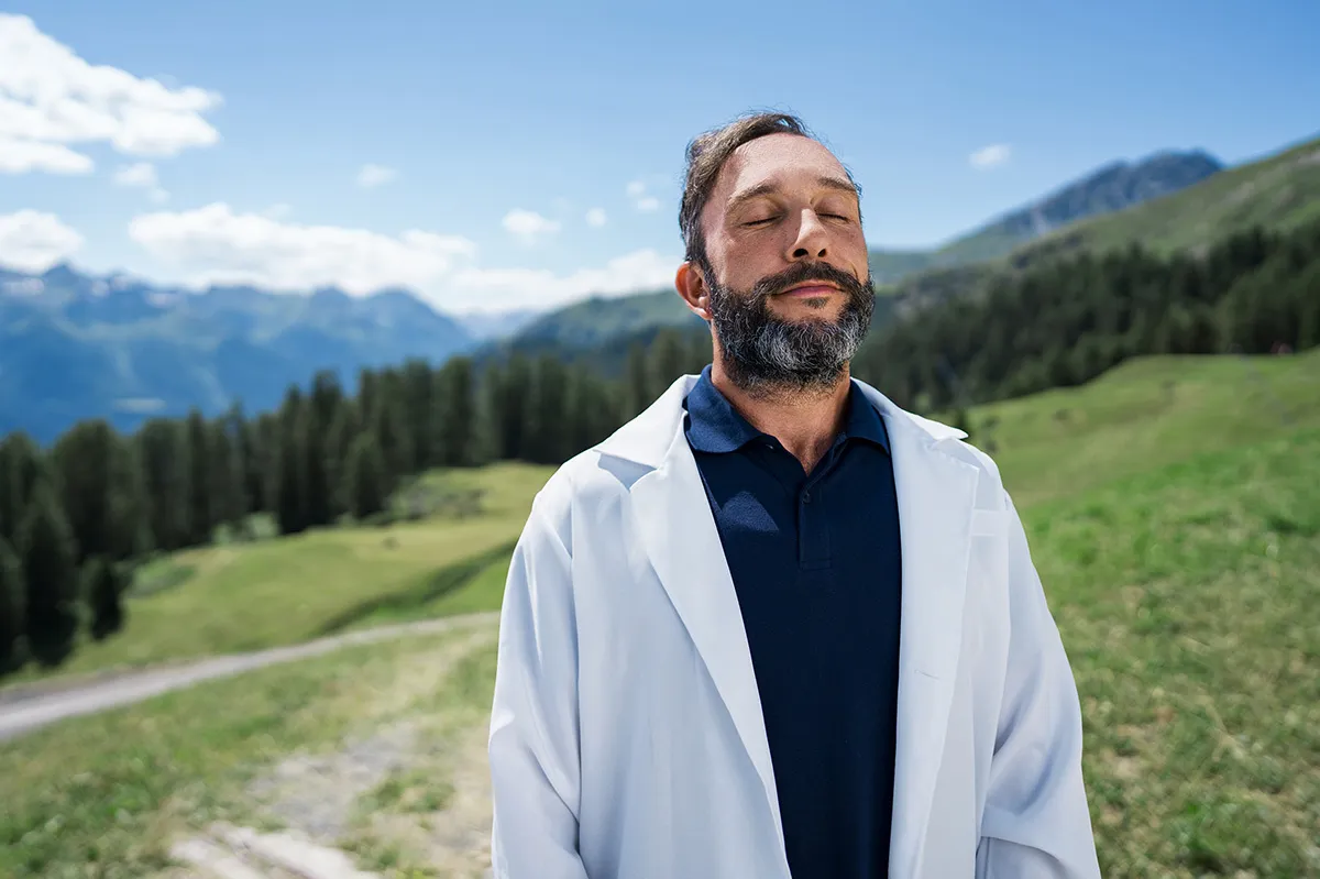 Bergluft ist gesund