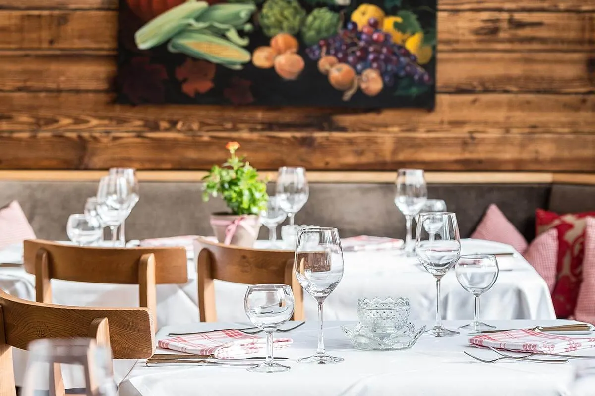 Gedeckter Tisch im Restaurant