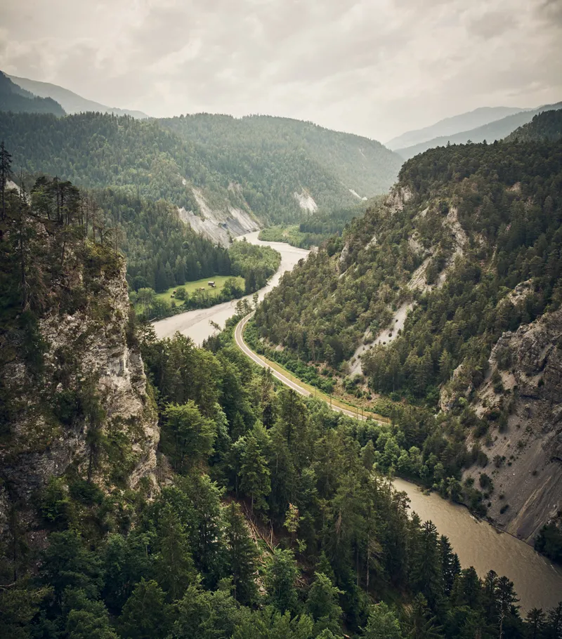 Rafting in der Ruinaulta