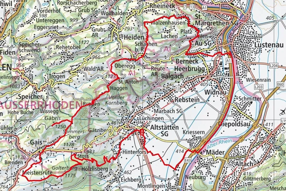 Karte Gravel Bike Tour