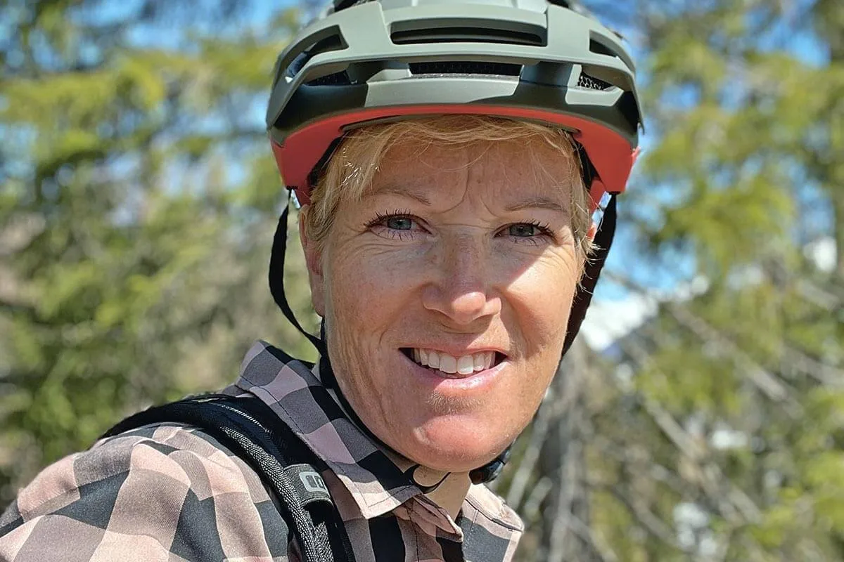 Baba Anderegg, Swiss Cycling Guide und Inhaberin der Bike-Schule «Bike-Boutique»